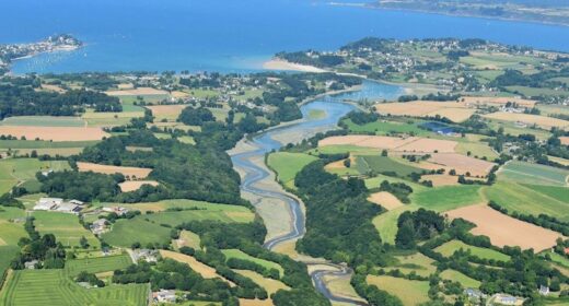 Le Douron et son estuaire.